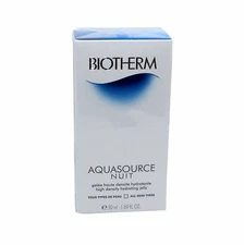 BIOTHERM AQUASOURCE NUIT HYDRATING JELLY ALL SKIN TYPES 50 ML/1.69 OZ. NEW