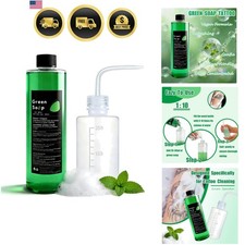 Green Soap Tattoo 8.5oz with 8.5oz Squeeze Bottle Set - Formula Gentle Tatto...