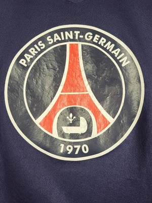 Vintage Paris Saint Germain 1970 PSG Logo Soccer Shirt Mens Medium