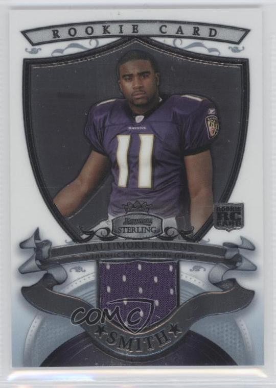 2007 Bowman Sterling Rookie Relics Troy Smith #BSRR-TS RC 0b2
