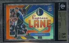 2020 Donruss Optic Express Lane ORANGE HOLO #13 Luka Doncic 💎 #/39 💎 BGS 9.5