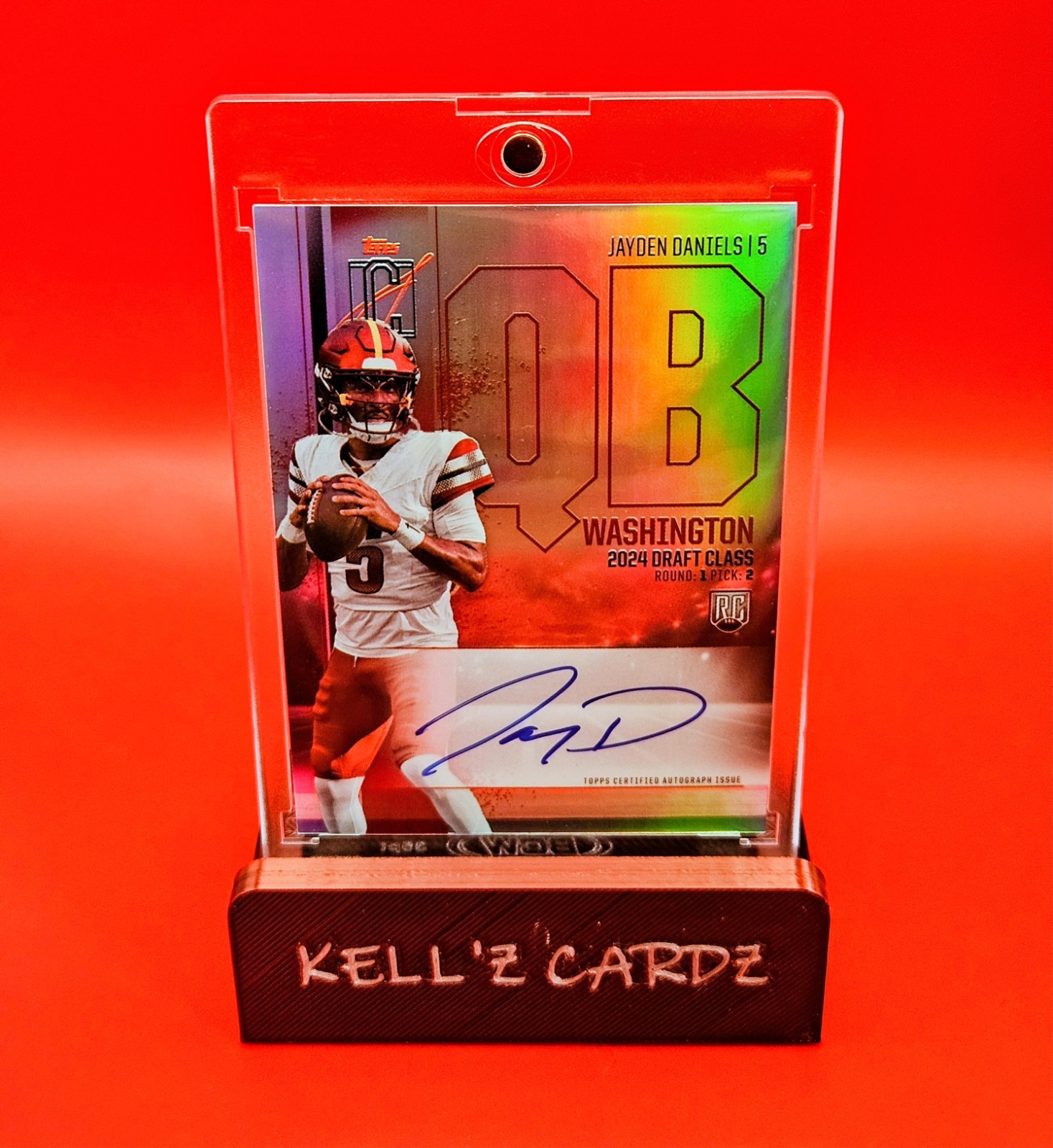 2024 Topps Signature Class - Rookie Chrome Autographs Jayden Daniels #RCV-JD...