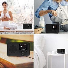 IR1 Portable WiFi Internet Radio,FM Digital Radio,Bluetooth IR1 Black 6