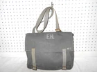 MILITARY ISSUE VTG HAVERSACK HEAVY DUTY CANVAS 12X11X5 MESSENGER BAG