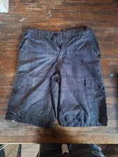 Tony Hawk Boys Size 16 Black Gray Cargo Shorts Summer Skater Style