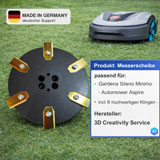 Messerscheibe 6 Messer passend f&uuml;r Gardena Sileno Minimo Husquarna Aspire