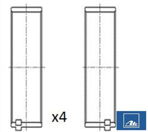 FAI AutoParts BB2053-STD Pleuellager FüR Mercedes-Benz FüR Jeep-image