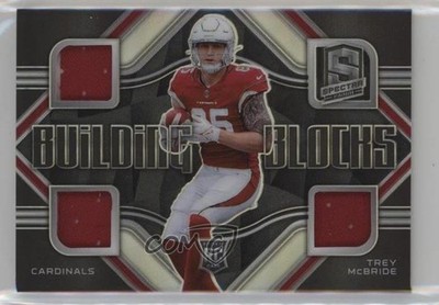 2022 Panini Spectra Building Blocks Hyper Prizm 61/75 Trey McBride Rookie RC 2s2