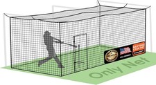 Batting Cage Net 55L/35L/20L, Fully Enclosed ...