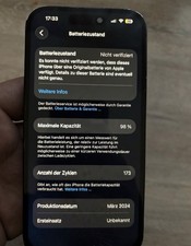 Iphone 15 98% batterie Schwarz 128GB technisch Top