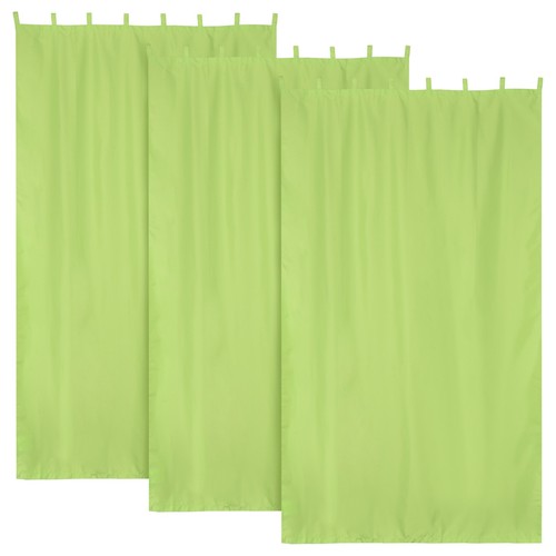 54"x108" Outdoor Privacy Curtain Panel Tab Top UV30+ Patio Porch Pergola 3 Piece