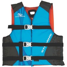 Stearns Antimicrobial Nylon Vest Life Jacket - 30-50lbs - Blue 2000036885