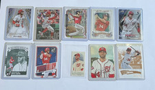 Lot of 10 Bryce Harper MLB Baseball Cards, Phillies Nationals Star