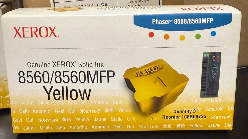 Genuine Xerox 108R00725 Solid Ink for Phaser 8560 – OEM Sealed Stick - Image 4 of 4