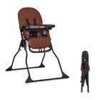 Silla Alta Ajustable para Bebe con Bandeja Removible Plegable y Facil de Limpiar