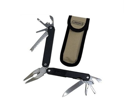 COLEMAN CAMPER S Multi-Tool, Nylon Belt Loop Case, Hiking, Camping, Hunting