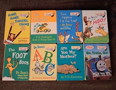Bright and Early Board Book Lot of 8 Small Dr Seuss Board Books
