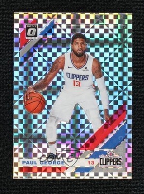 2019-20 Panini Donruss Optic Checkerboard Prizm Paul George #20 08v9