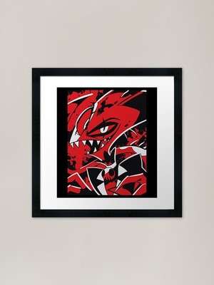 Helluva Boss Blitzo gerahmter Kunstdruck gerahmtes Wandbild Poster Leinwanddruck Bild