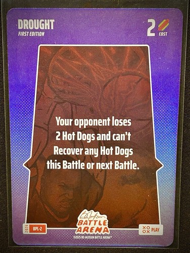 2026 Bo Jackson Battle Arena BPL-2 “Drought”Secret RARE FOIL SSP Bonus Play 🔥