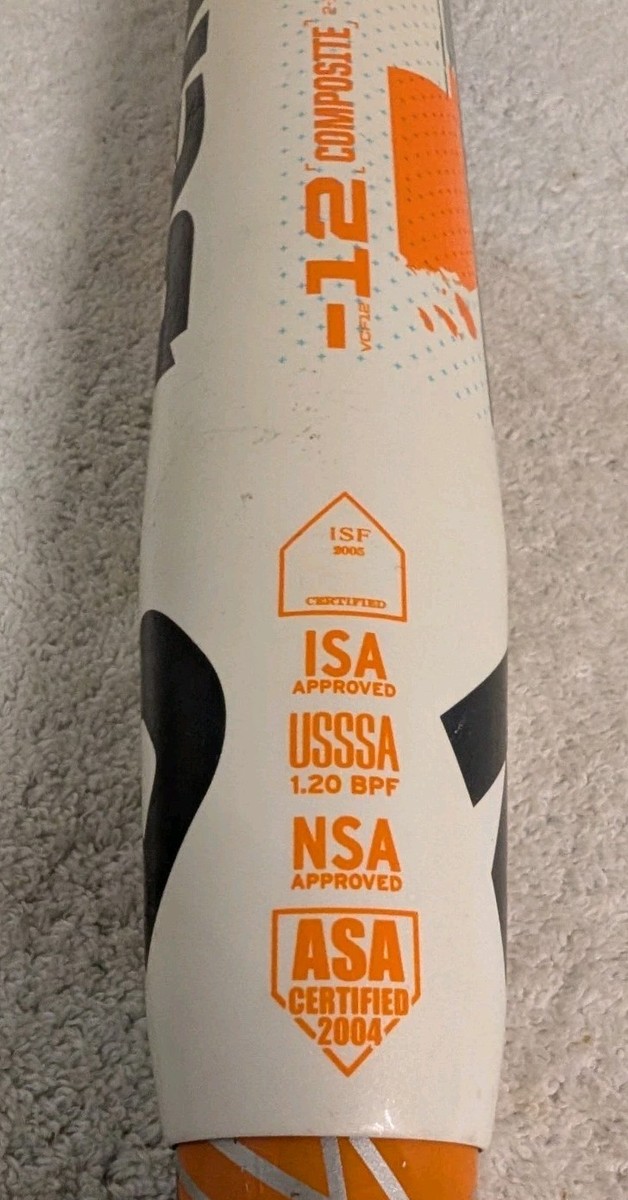 Batte de softball Demarini Vendetta C6 demi + demi composite lancer
