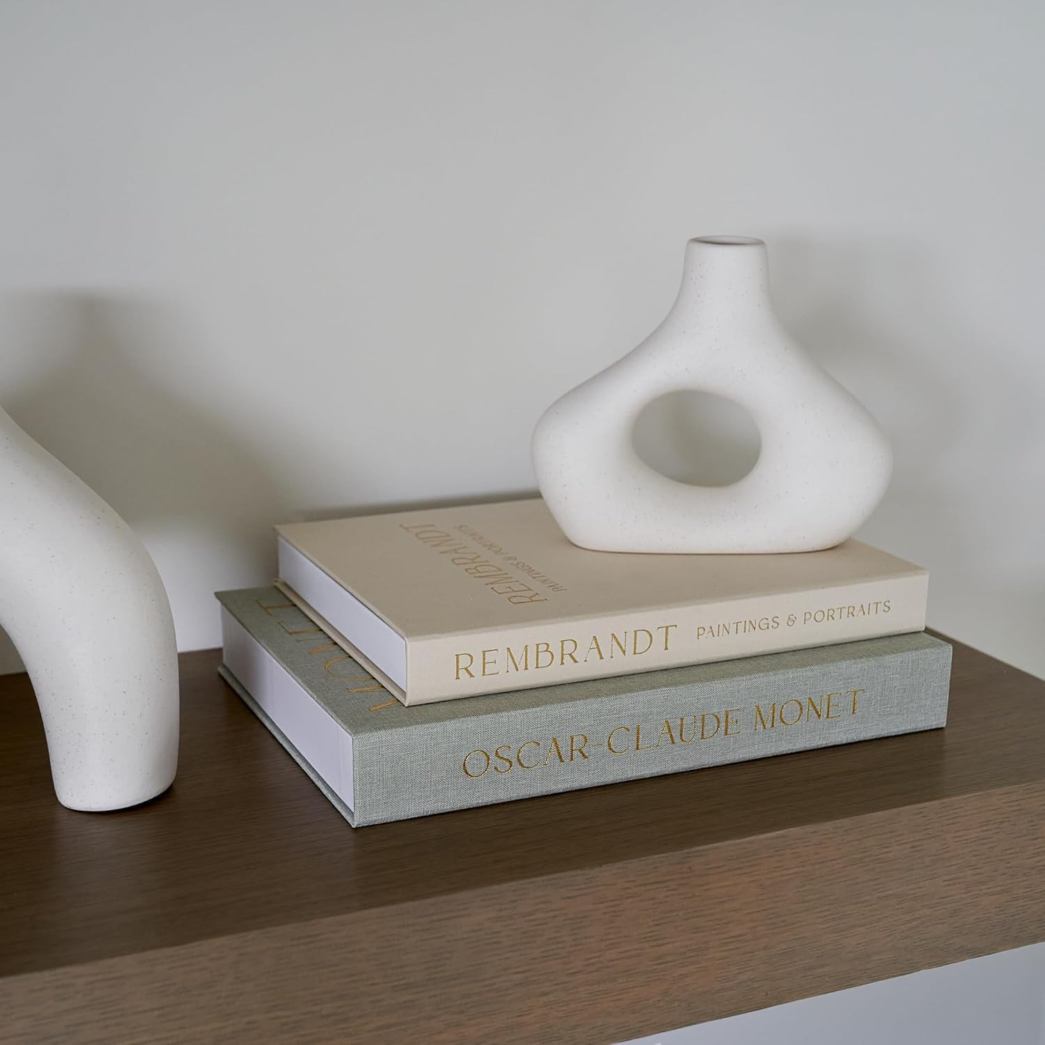 Beautiful Decorative Books - Set of 2 Linen Boxes Enhance Your Coffee Table, Boo