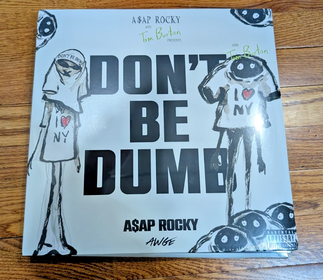ASAP ROCKY DONT BE DUMB DUMMY 2 DISC VINYL LP SIGNED INSERT IN HAND! US ...
