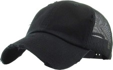 KBETHOS Vintage Washed Cotton Dad Hat Distressed Baseball Cap Adjustable