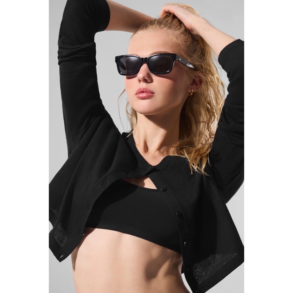 Alo Yoga Supernatural Sweater Cardigan Black S | eBay