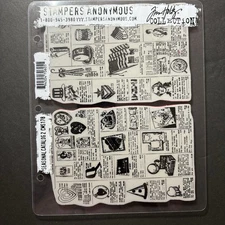 Tim Holtz Seasonal Catalog 2 Not Inked Holidays UM Cling Rubber Stamps CMS178