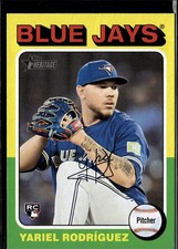 2024 Topps Heritage Rookie #550 YARIEL RODRIGUEZ Toronto Blue Jays RC D7