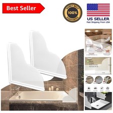 Effective Shower Splash Guard - Adjustable, Waterproof Corner Guards, 9.25 Inch