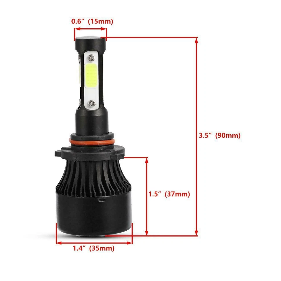 Kit de lâmpadas de farol alto baixo 4x para Toyota RAV4 Sport Utility 2006-2012 LED - Imagem 2 de 4