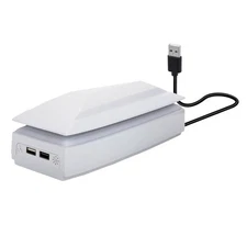 USB Cooling Fan for PS5 Slim Disc/Digital Low Noise Cooler w/8 Modes Light]