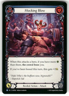 Mocking Blow (Blue) Rare Super Slam SUP092 NM Normal