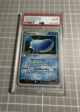 Pokémon Wailord ex Holo EX Sandstorm #100 PSA 8 2003 Rare English