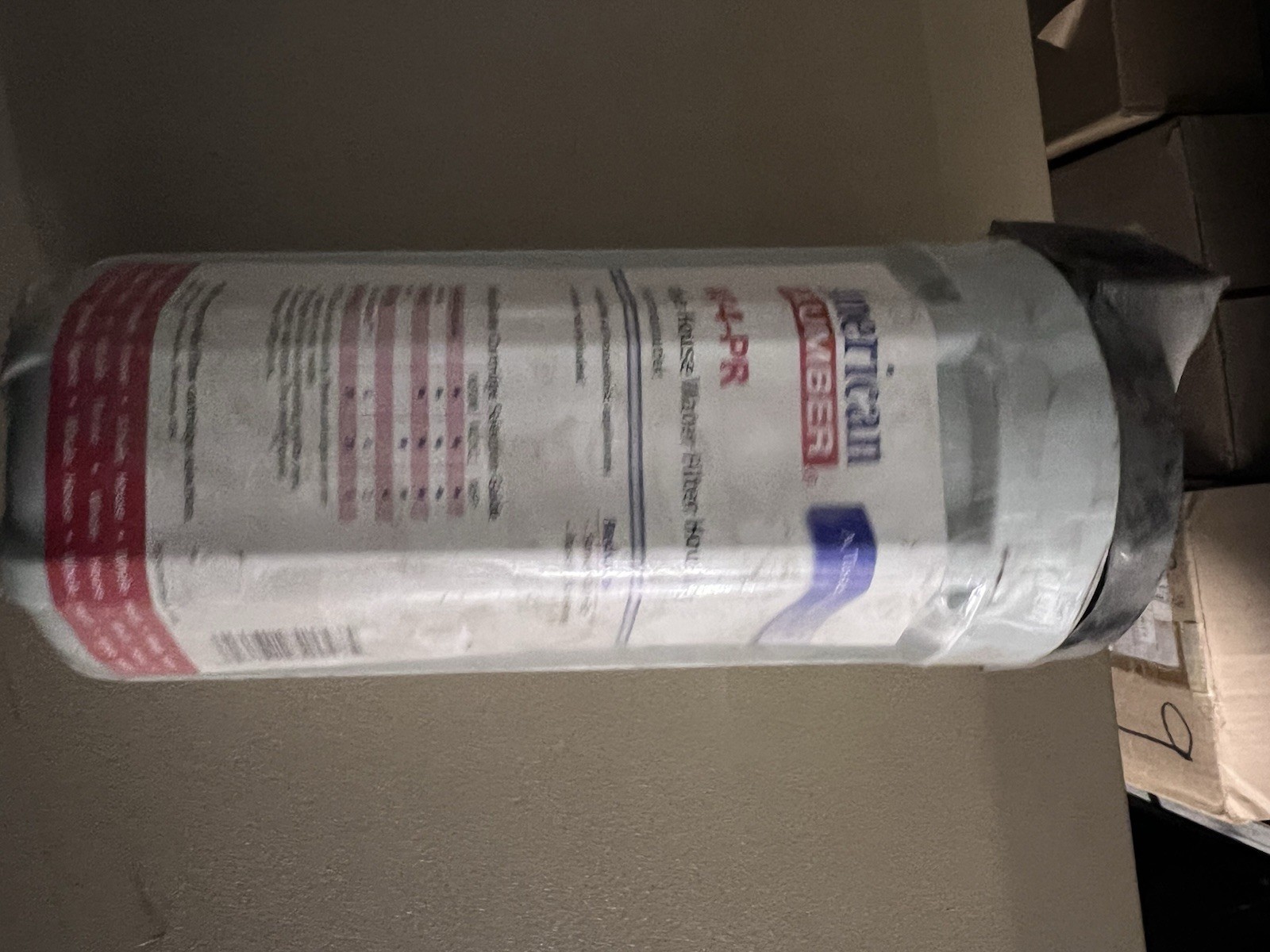 American Plumber W34-PR Whole House Water Filter Housing 3/4