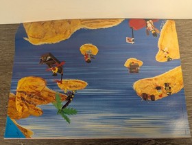 Vtg LEGO System Pirates Skull Island #6279 Instruction Manual Booklet ONLY 1995