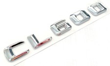 F&uuml;r Mercedes Benz CL600 Schriftzug Embleme Aufkleber Logo Badge Chrom Silber