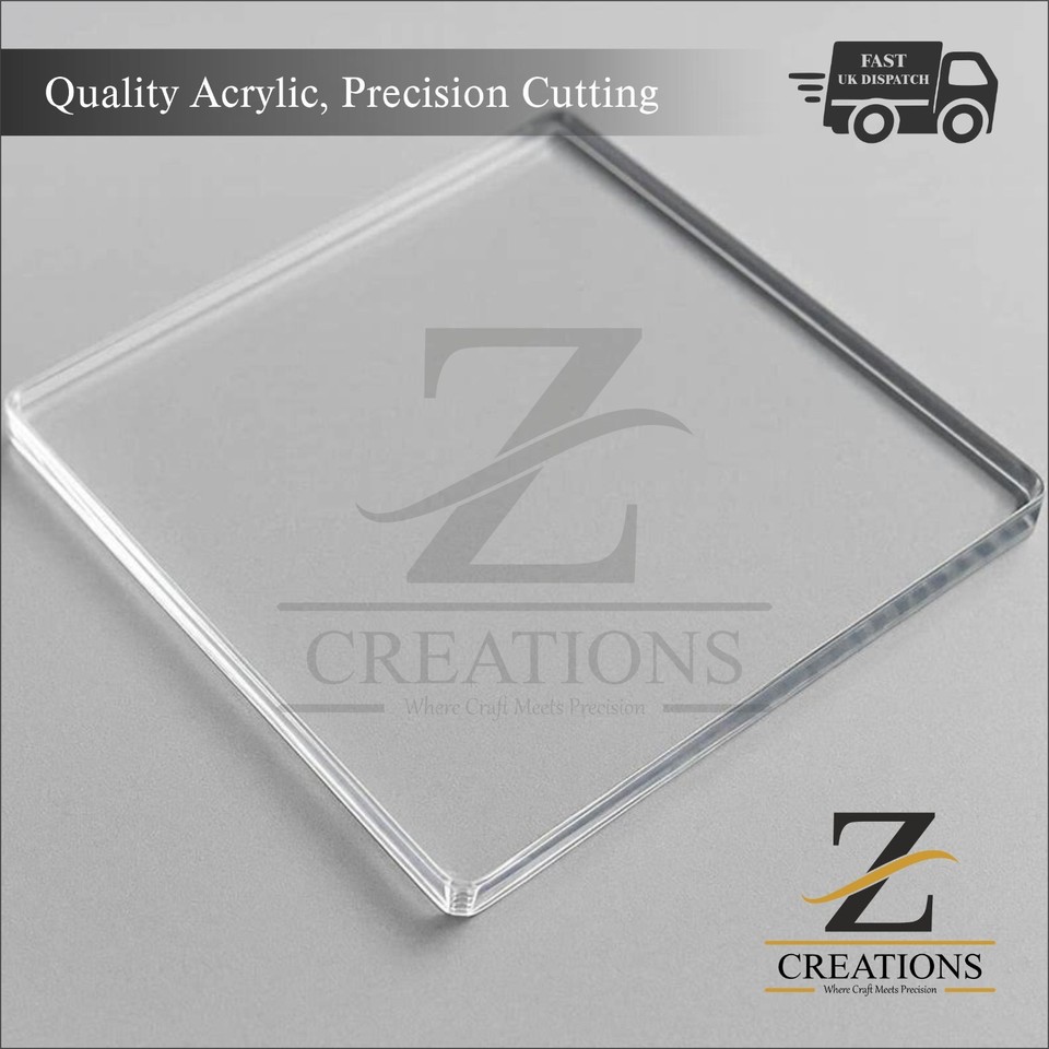 Clear Perspex Acrylic Sheet Cut To Size As Per Requirements Fast UK ...
