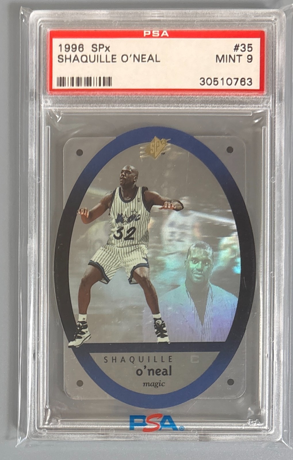 1996-97 Upper Deck Shaquille O'Neal SPx #35 PSA 9 Mint