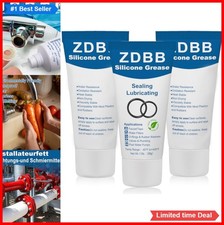 Silicone Grease 1 oz 3 Pack Food Grade for Pool O Rings Faucet Valve Rubber Seal