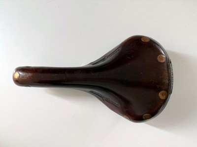 Brooks SWIFT Ledersattel (Farbe: brown) mit handgehämmerten Nieten