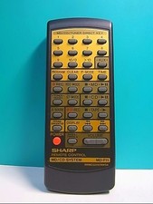 Sharp MD-F11 Audio Remote Control RRMCG0187AWSA