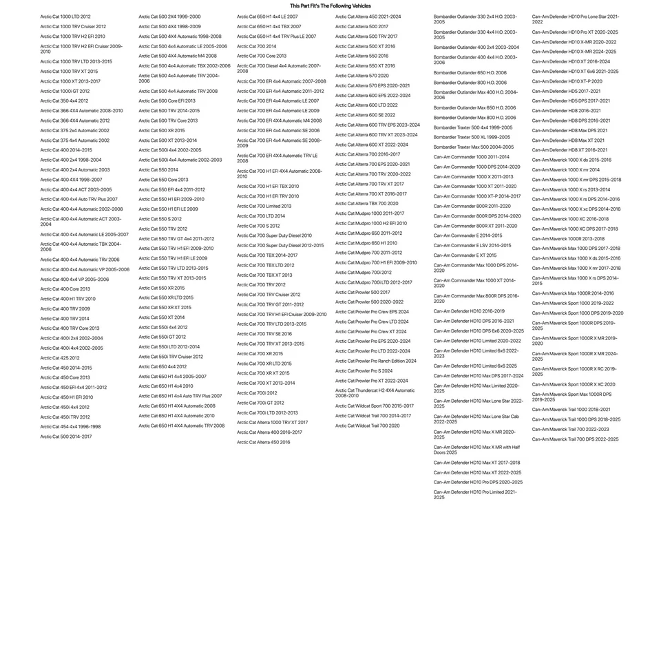 (Paquete de 4) Neumático Tusk TriloBite® para ARCTIC CAT Wildcat Trail 700 2014-2017,2020 Foto 2 de 4