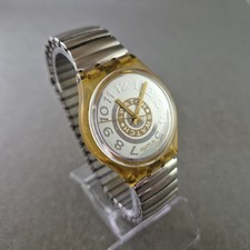 Swatch Herren Uhr   Vintage Design mit Edelst...