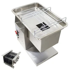 10mm Electric Meat Cutter Commercial Meat Food Processing Slicer 110V 200KG/Hour