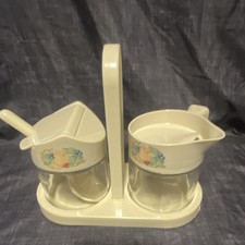 *rare* Vintage Gemco Sugar & Creamer Set - Corelle "Abundance" Pattern