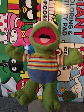 Vintage 1983 Muppet Babies Kermit Plush Hasbro