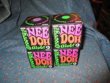 NOS 2017 Schylling NEE DOH The Groovy Glob Set of Four Stress Ball